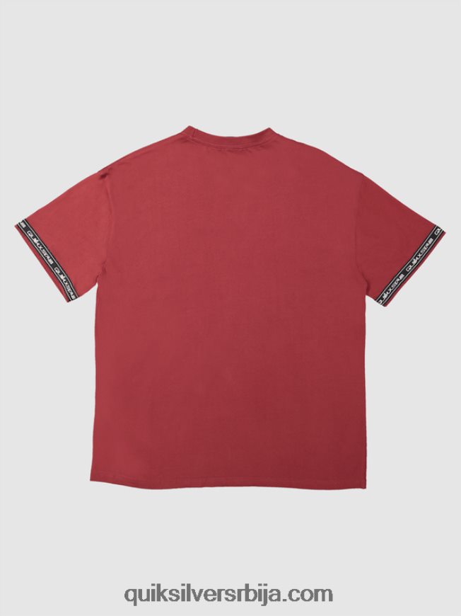 мушкарци Quiksilver x Stab Мајица 90-их рубинско вино Z824VN1864