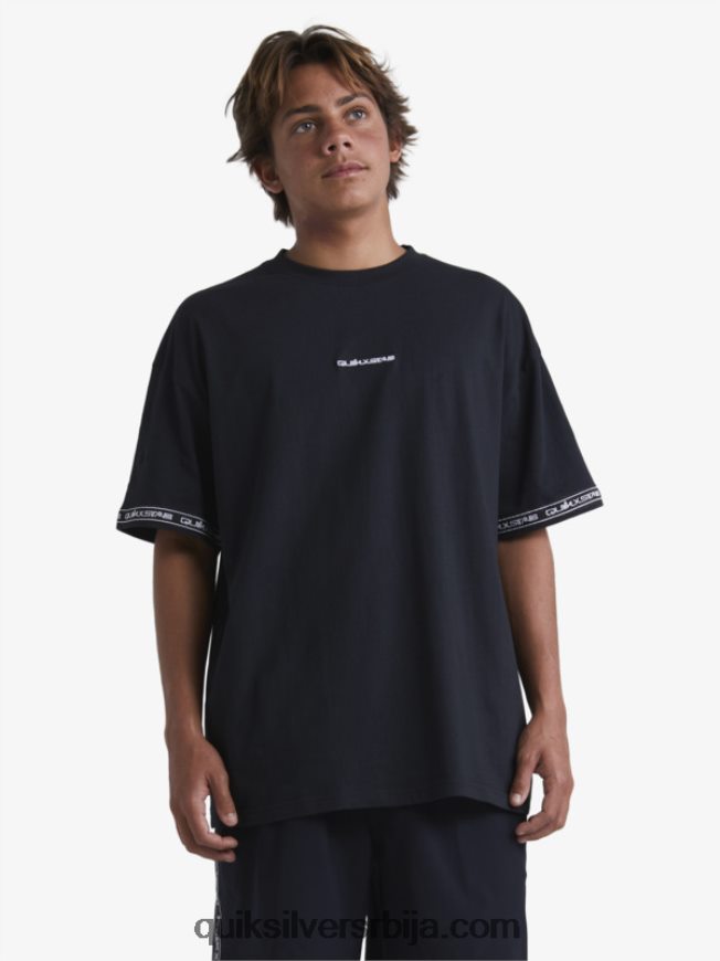 мушкарци Quiksilver x Stab Мајица 90-их црн Z824VN1865