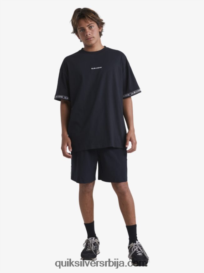 мушкарци Quiksilver x Stab Мајица 90-их црн Z824VN1865