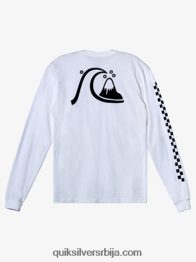 мушкарци Quiksilver оригинална лс мајица бео Z824VN1001