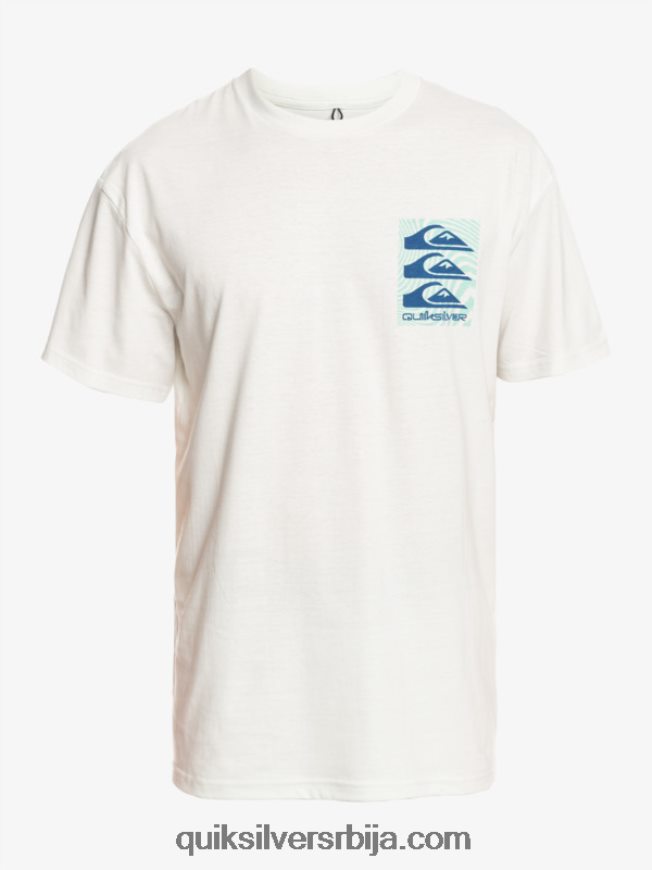 мушкарци Quiksilver мајица са искривљеним узорцима Снежана Z824VN1013