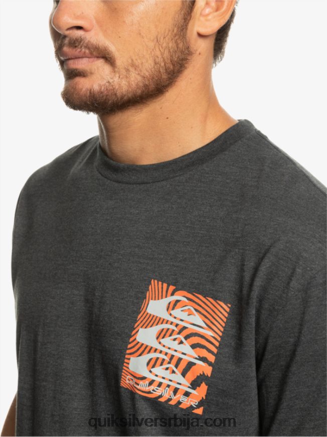 мушкарци Quiksilver мајица са искривљеним узорцима фантомски Z824VN1014