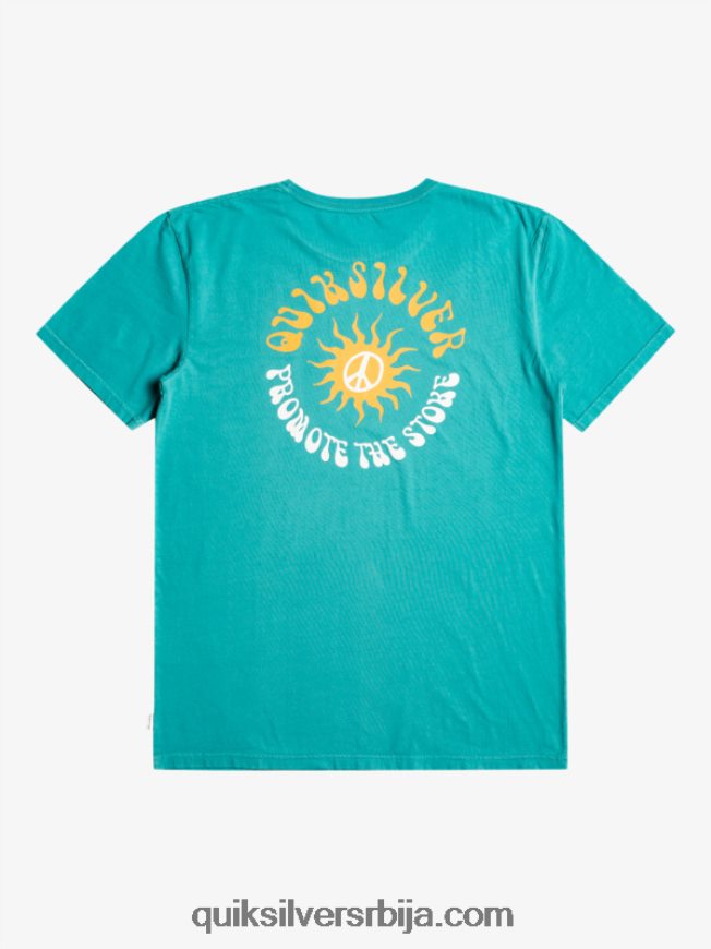 мушкарци Quiksilver сун блоом мајица бриттани блуе Z824VN1021