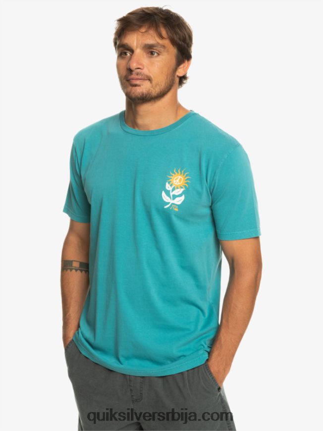 мушкарци Quiksilver сун блоом мајица бриттани блуе Z824VN1021