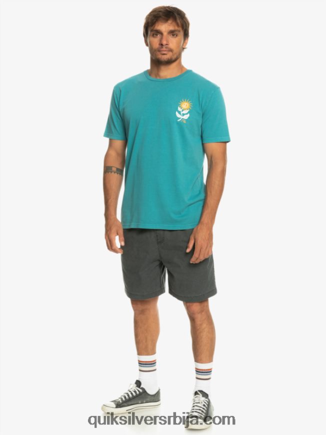 мушкарци Quiksilver сун блоом мајица бриттани блуе Z824VN1021