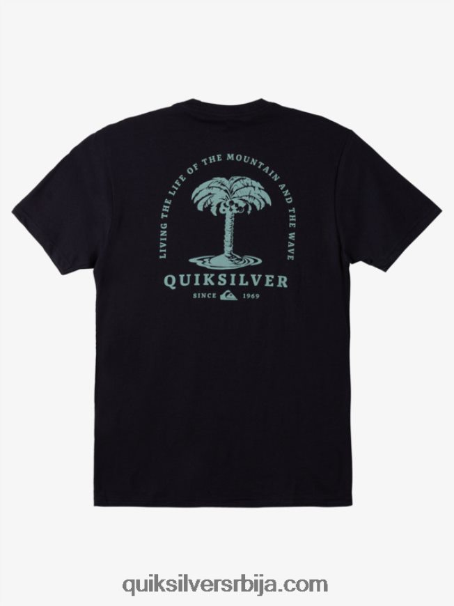 мушкарци Quiksilver мајица морске палме морнарски сако Z824VN1023
