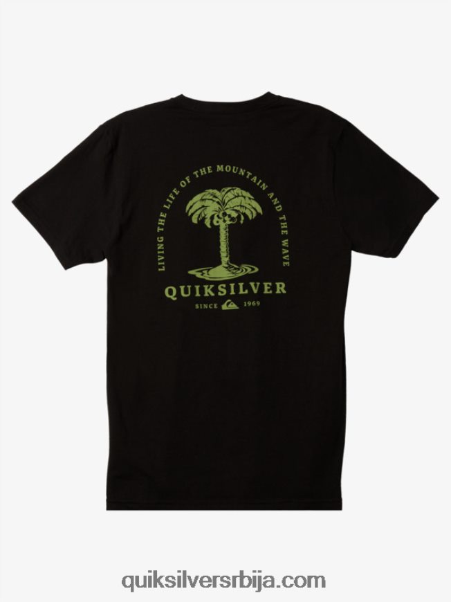 мушкарци Quiksilver мајица морске палме црн Z824VN1024
