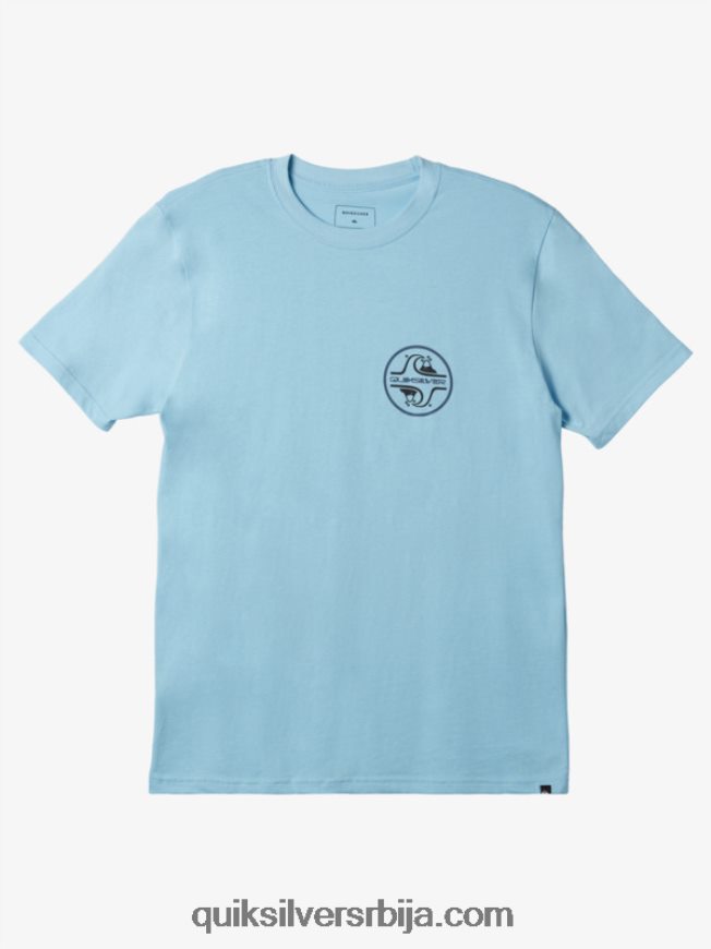 мушкарци Quiksilver цоре буббле мајица небеско плаветнило Z824VN1026