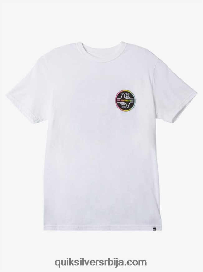 мушкарци Quiksilver цоре буббле мајица бео Z824VN1027