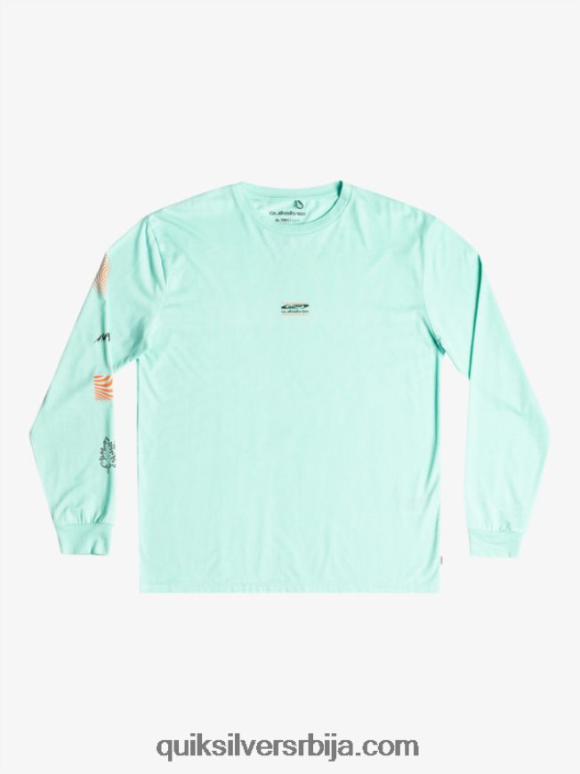 мушкарци Quiksilver фрагмент мајице дугих рукава природе стакло за плажу Z824VN1037