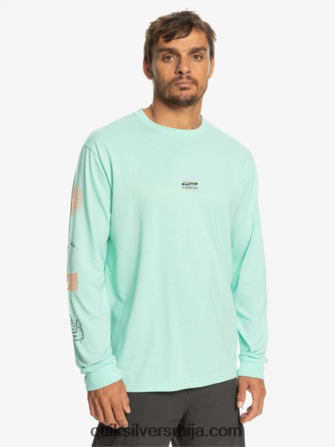 мушкарци Quiksilver фрагмент мајице дугих рукава природе стакло за плажу Z824VN1037
