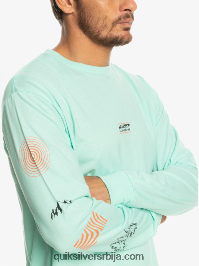 мушкарци Quiksilver фрагмент мајице дугих рукава природе стакло за плажу Z824VN1037
