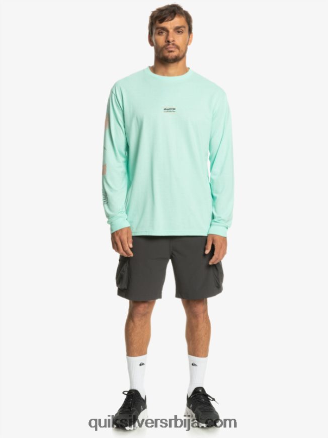 мушкарци Quiksilver фрагмент мајице дугих рукава природе стакло за плажу Z824VN1037