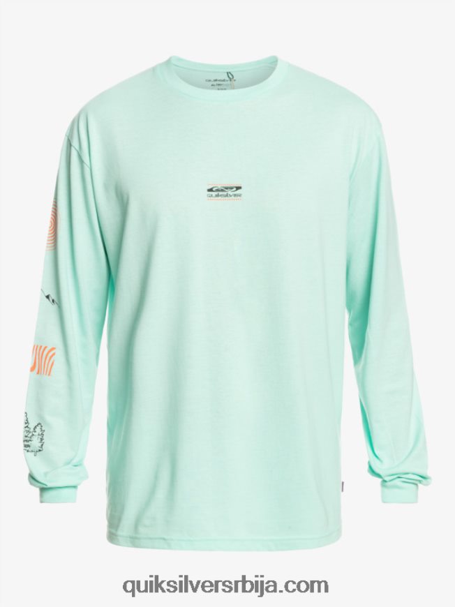 мушкарци Quiksilver фрагмент мајице дугих рукава природе стакло за плажу Z824VN1037