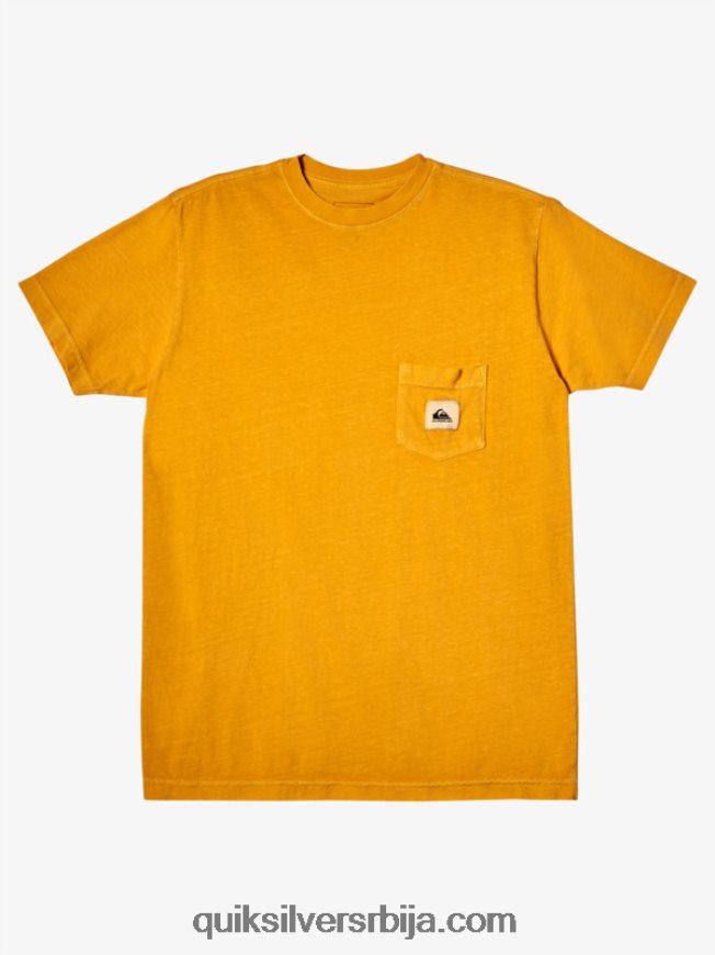 мушкарци Quiksilver мајица под мисије сјајно злато Z824VN1045