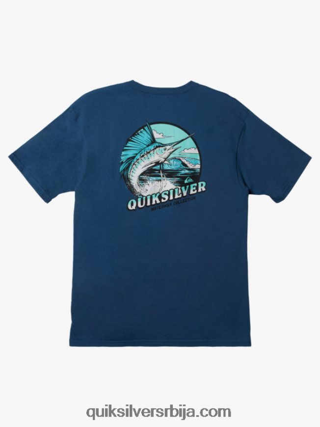 мушкарци Quiksilver Ватерман финс уп мајица заставник плави Z824VN1046