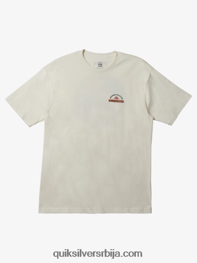 мушкарци Quiksilver Ватерман финс уп мајица старинско бело Z824VN1047