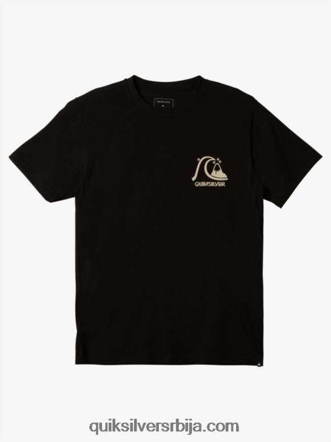 мушкарци Quiksilver оригиналну мајицу црн Z824VN1066