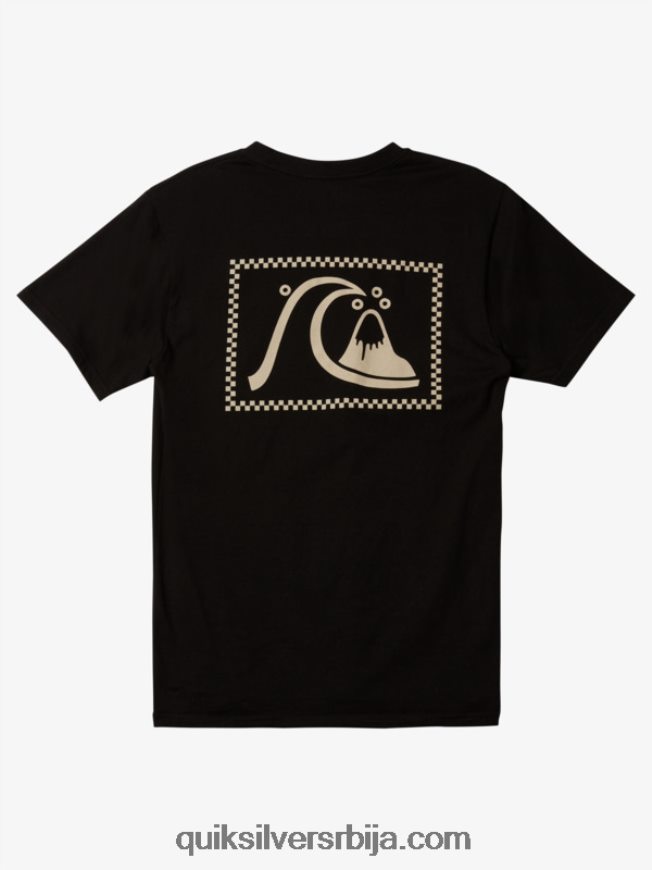 мушкарци Quiksilver оригиналну мајицу црн Z824VN1066