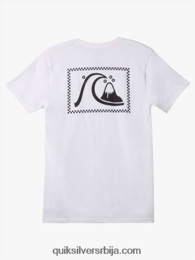 мушкарци Quiksilver оригиналну мајицу бео Z824VN1067