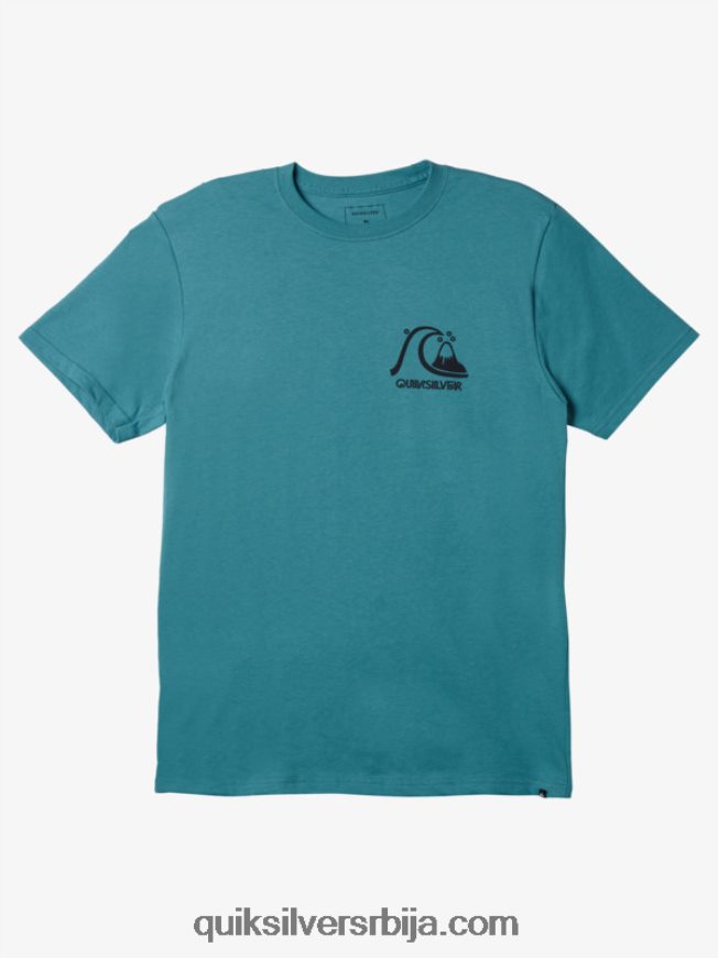 мушкарци Quiksilver оригиналну мајицу бриттани блуе Z824VN1068