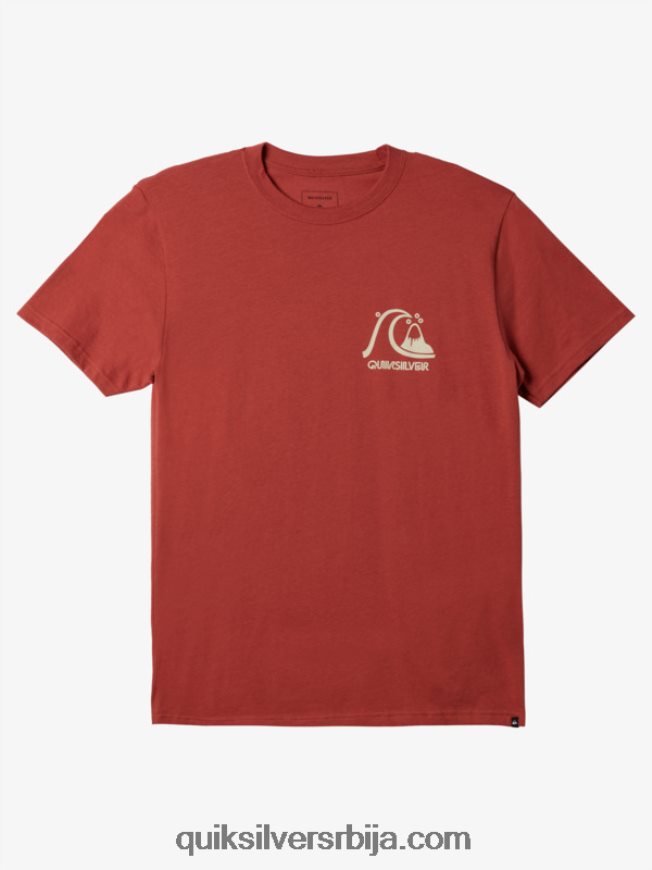 мушкарци Quiksilver оригиналну мајицу марсала Z824VN1069