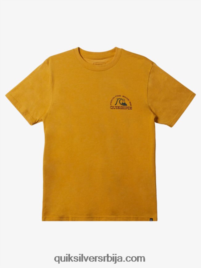 мушкарци Quiksilver нова мајица таке мода јарко златни вријесак Z824VN1073