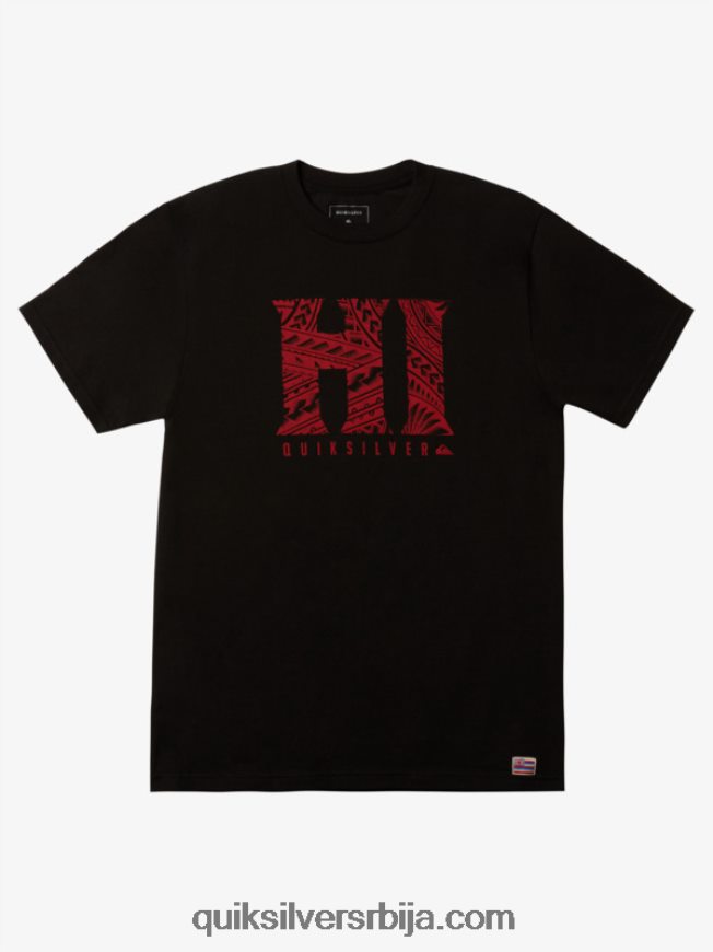 мушкарци Quiksilver Хаваии Исландер мајица црн Z824VN1103