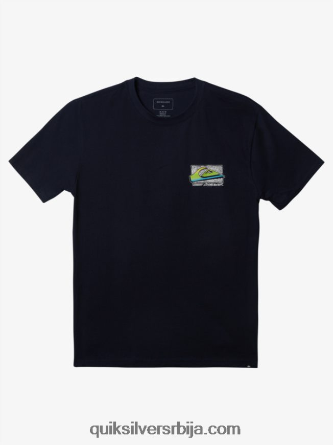 мушкарци Quiksilver ретро фаде мајица морнарски сако Z824VN1109