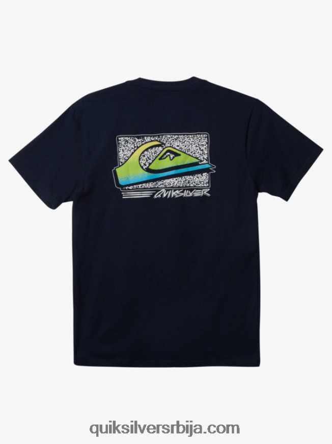 мушкарци Quiksilver ретро фаде мајица морнарски сако Z824VN1109