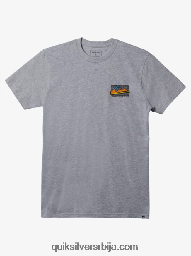 мушкарци Quiksilver ретро фаде мајица атлетски хеатхер Z824VN1111
