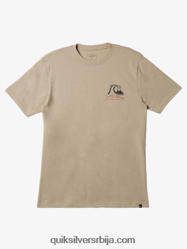 мушкарци Quiksilver мајица успон и сјај плаза таупе Z824VN1116