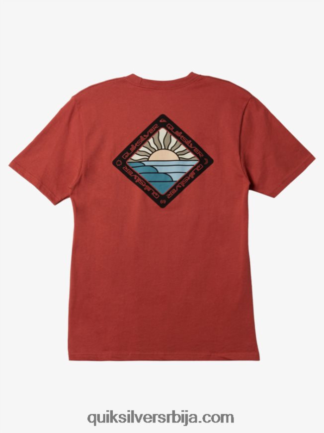 мушкарци Quiksilver мајица са сликовитим путовањем марсала Z824VN1145