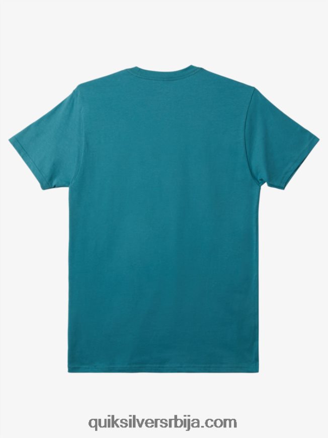 мушкарци Quiksilver мв мини мајица са логом бриттани блуе Z824VN114