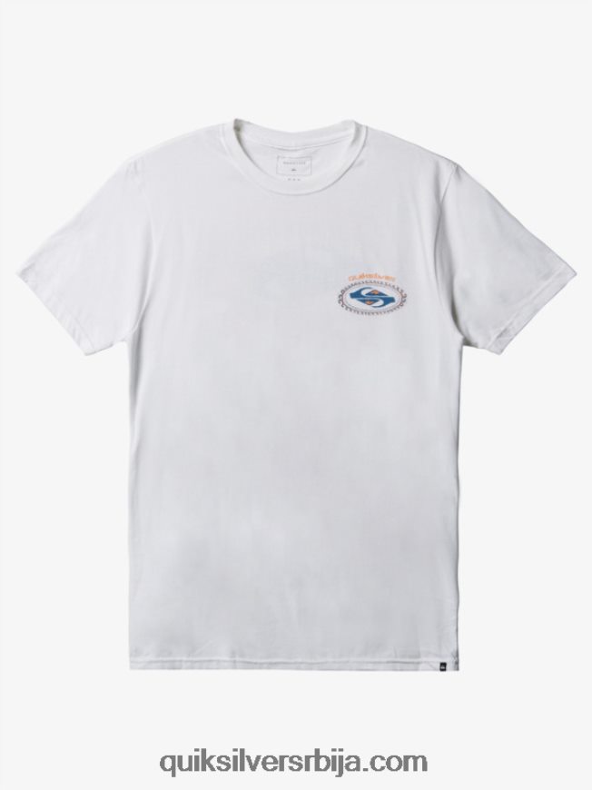 мушкарци Quiksilver мајица друге коже бео Z824VN1152