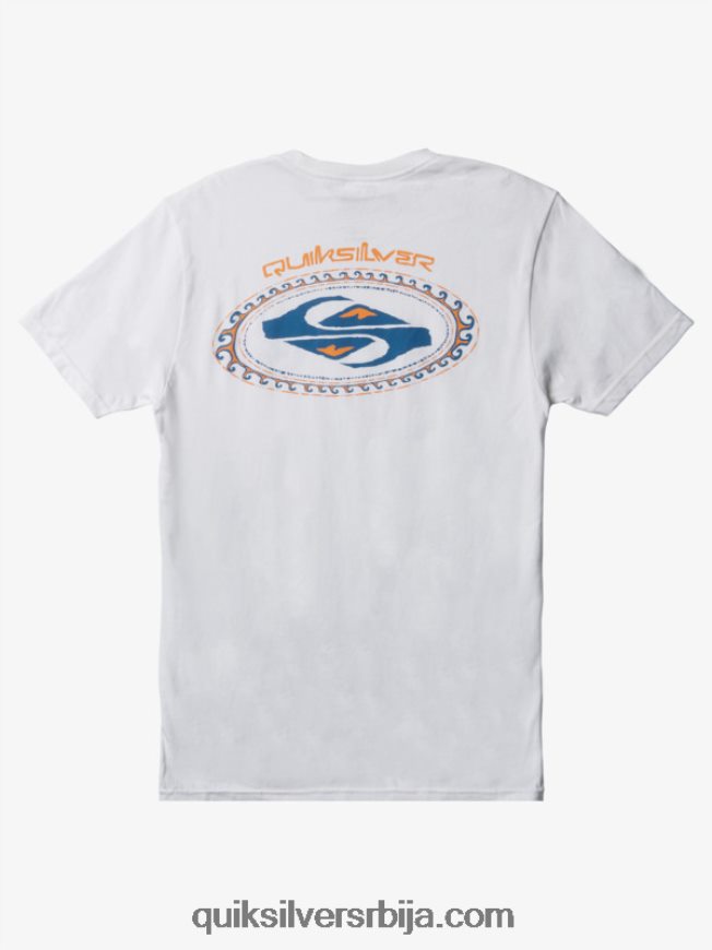 мушкарци Quiksilver мајица друге коже бео Z824VN1152