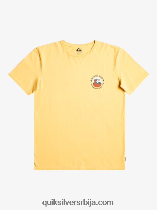 мушкарци Quiksilver кс мајица са печатом са мехурићима пшеница Z824VN1157