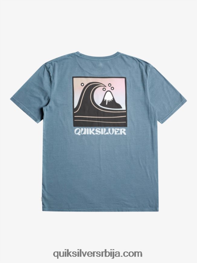 мушкарци Quiksilver кс мајица са печатом са мехурићима берингово море Z824VN1158