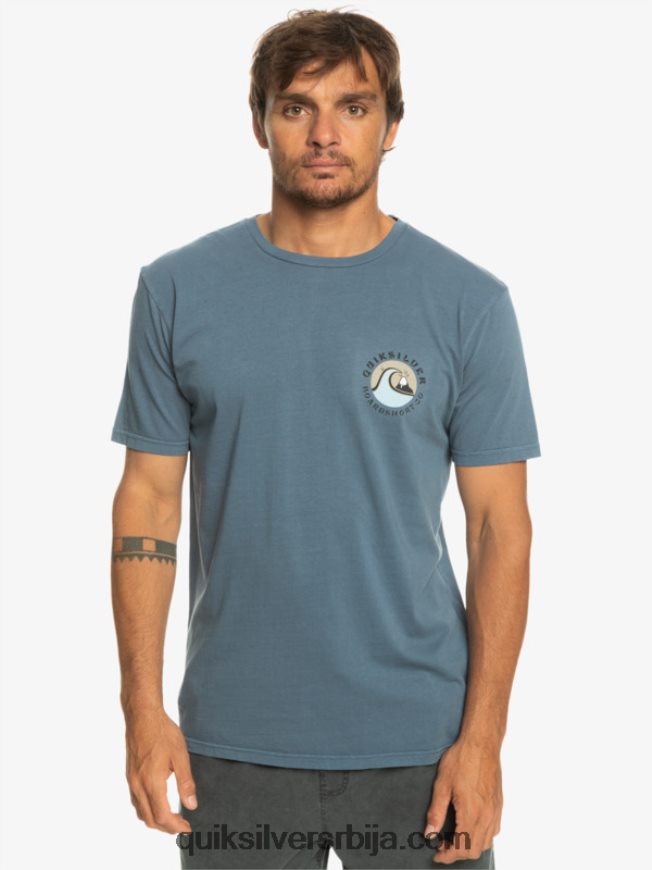 мушкарци Quiksilver кс мајица са печатом са мехурићима берингово море Z824VN1158