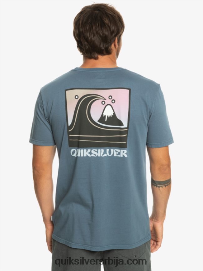 мушкарци Quiksilver кс мајица са печатом са мехурићима берингово море Z824VN1158