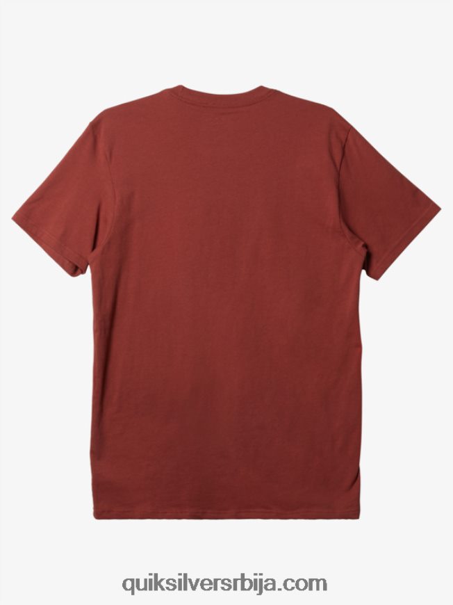 мушкарци Quiksilver мв мини мајица са логом марсала Z824VN115