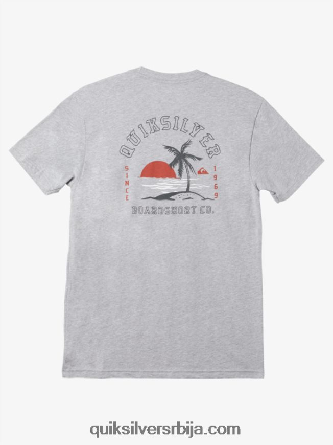 мушкарци Quiksilver најзад сама мајица атлетски хеатхер Z824VN1161