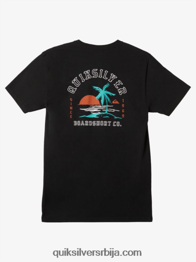 мушкарци Quiksilver најзад сама мајица црн Z824VN1163