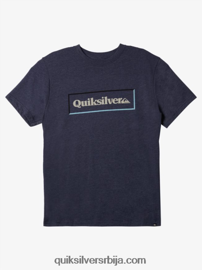 мушкарци Quiksilver мајица са једноставним закључавањем морнарски блејзер хеатхер Z824VN1164