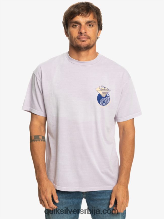 мушкарци Quiksilver тамо мајица пастелно лила Z824VN1168