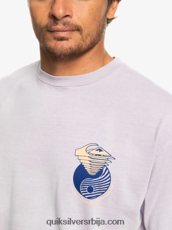 мушкарци Quiksilver тамо мајица пастелно лила Z824VN1168
