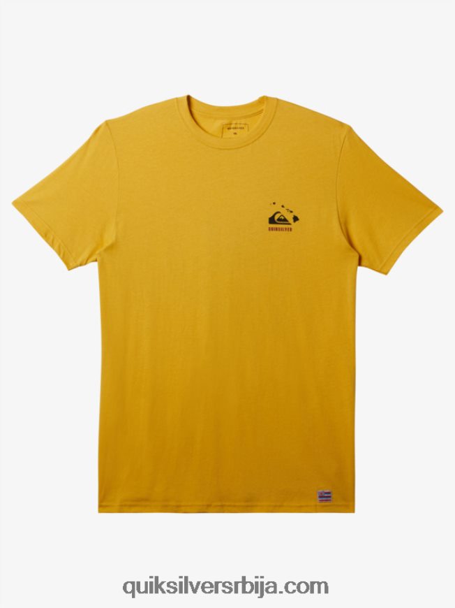 мушкарци Quiksilver Хаваии сурвивор мајица жуманце жуто Z824VN117