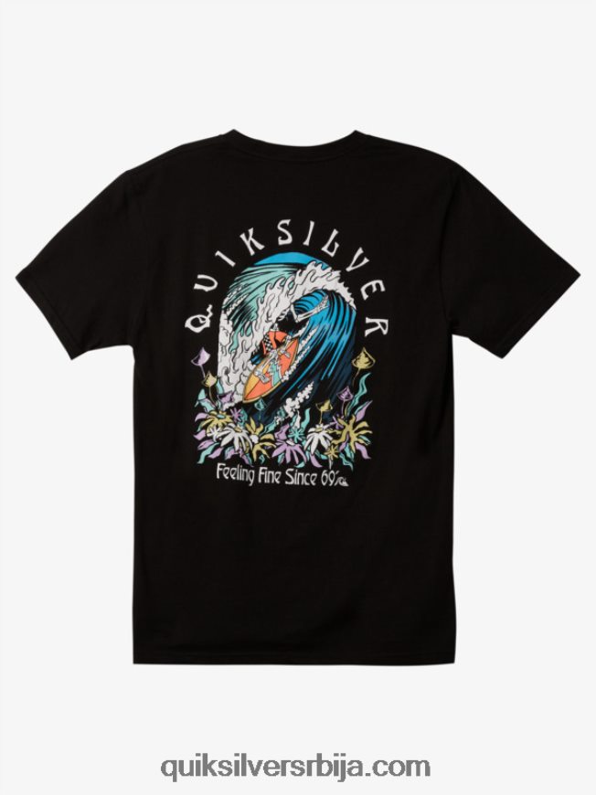мушкарци Quiksilver оригинална мајица буре црн Z824VN1172