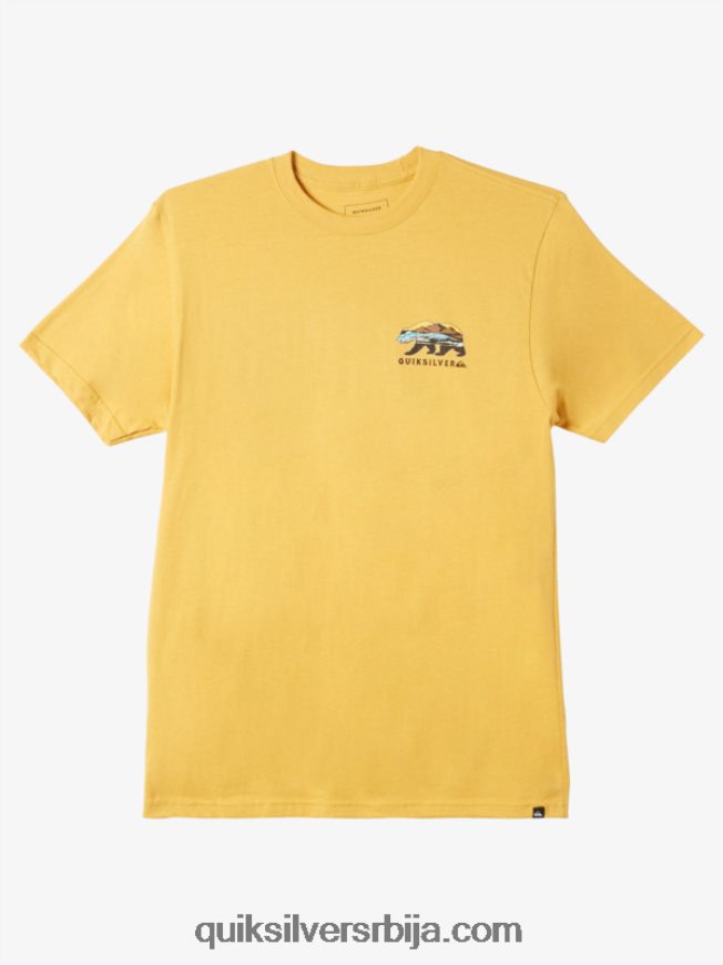 мушкарци Quiksilver цалифорниа сунсхине мајица сјајно злато Z824VN1183