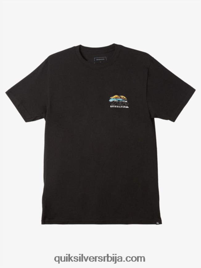 мушкарци Quiksilver цалифорниа сунсхине мајица црн Z824VN1184